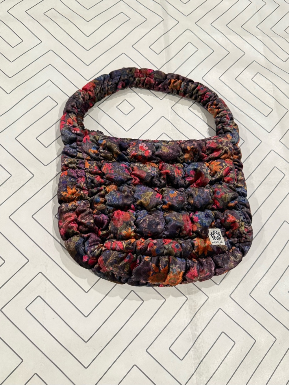 New Natural Life Quilted Shoulder Bag